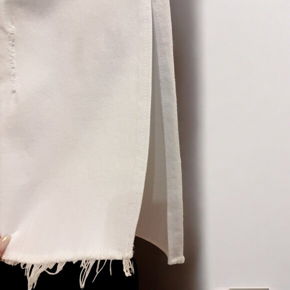 NWT Flying Monkey Denim Cotton Split Hem Mid Rise Crop Flare Jeans - Picture 9 of 12